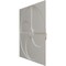 Ekena Millwork 19 5/8in. W x 19 5/8in. H Windmill EnduraWall Decorative 3D Wall Panel Covers 2.67 Sq. Ft. WP20X20WIFCP - alternate 4